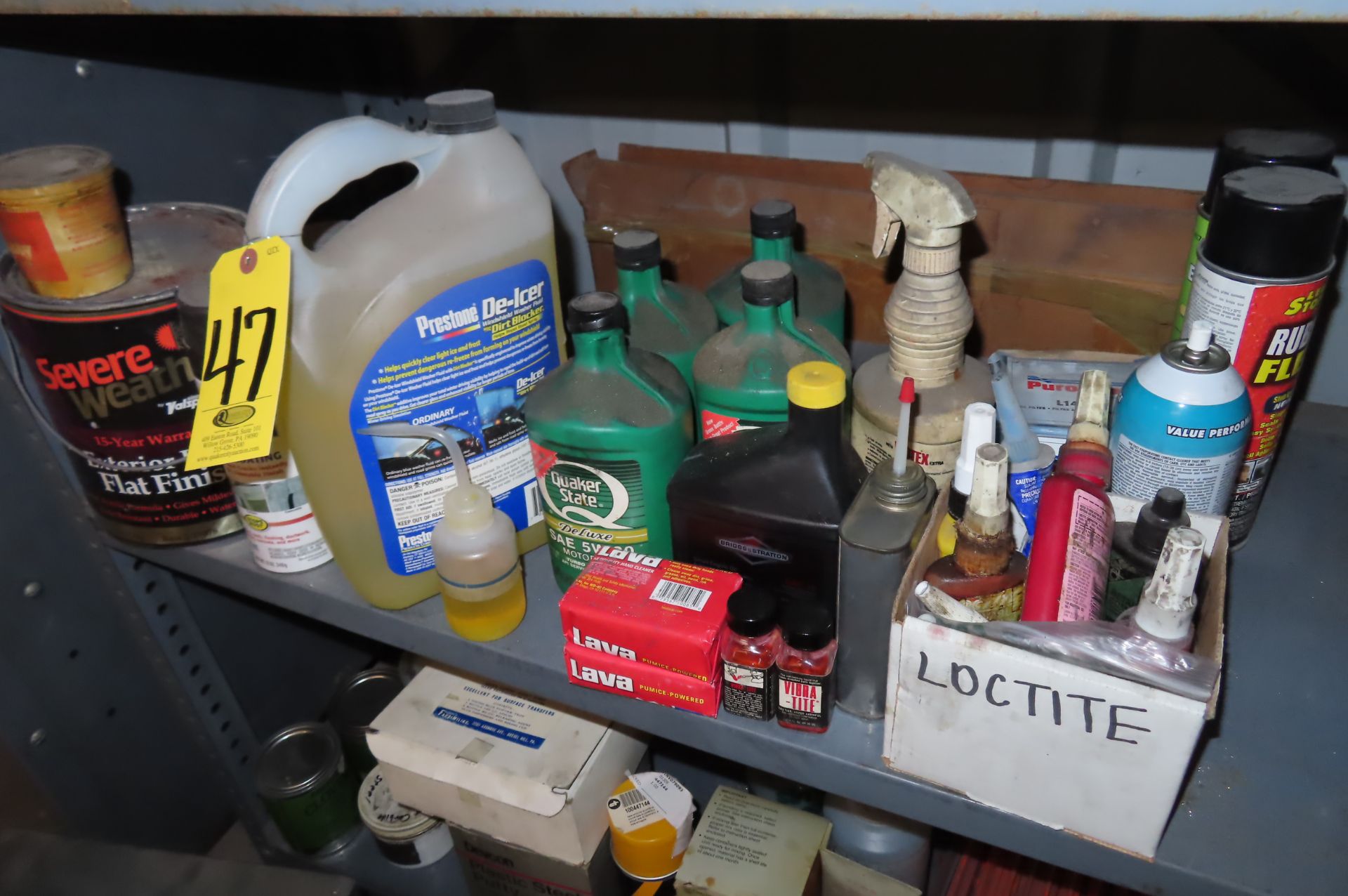 ASSORTED LUBES, PAINT, AND TRUCK HAZARD KIT (MUST TAKE ALL) - Image 2 of 3