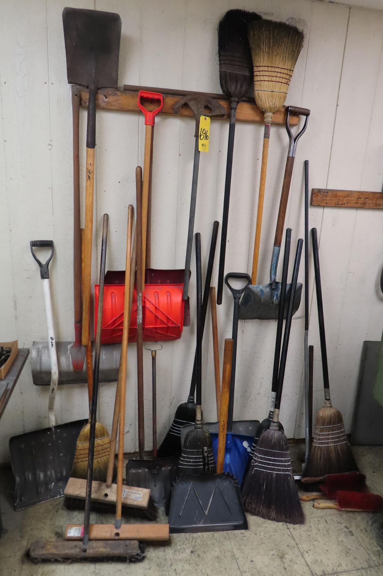 ASSORTED BROOMS AND SHOVELS - Image 2 of 3