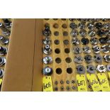 (5) CAT 40 COLLET TOOL HOLDERS WITH COLLETS