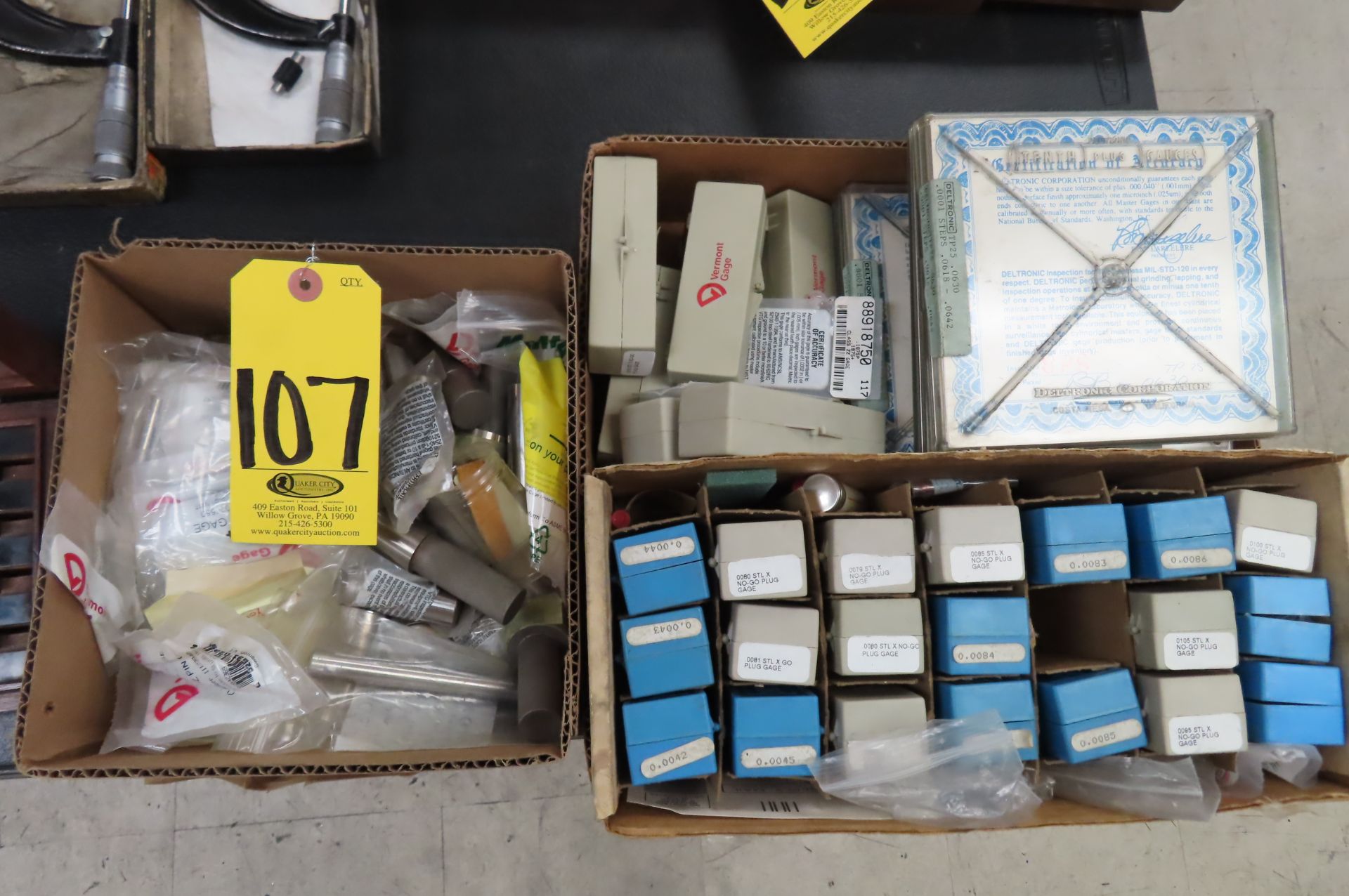 ASSORTED VERMONT GAGE AND DELTRONIC …
