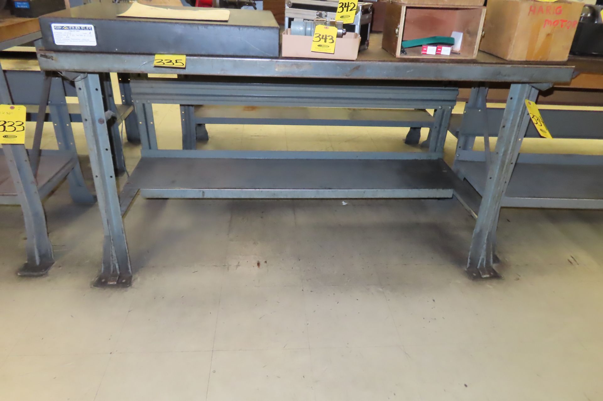 60 IN. X 36 IN. METAL WORK BENCH - Image 2 of 2