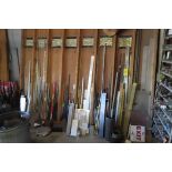 (8 WALL SLOTS) OF ASSORTED SS, BRASS, COPPER, ALUMINUM…