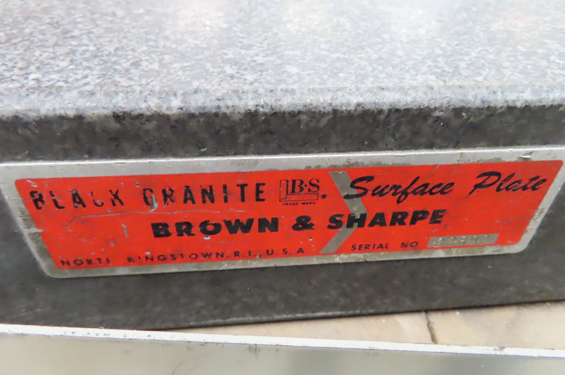 BROWN & SHARPE 18 X 24 X 3 IN. PRECISION GRANITE SURFACE PLATE - Image 4 of 4