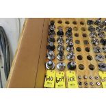 (6) CAT 40 COLLET TOOL HOLDERS WITH COLLETS