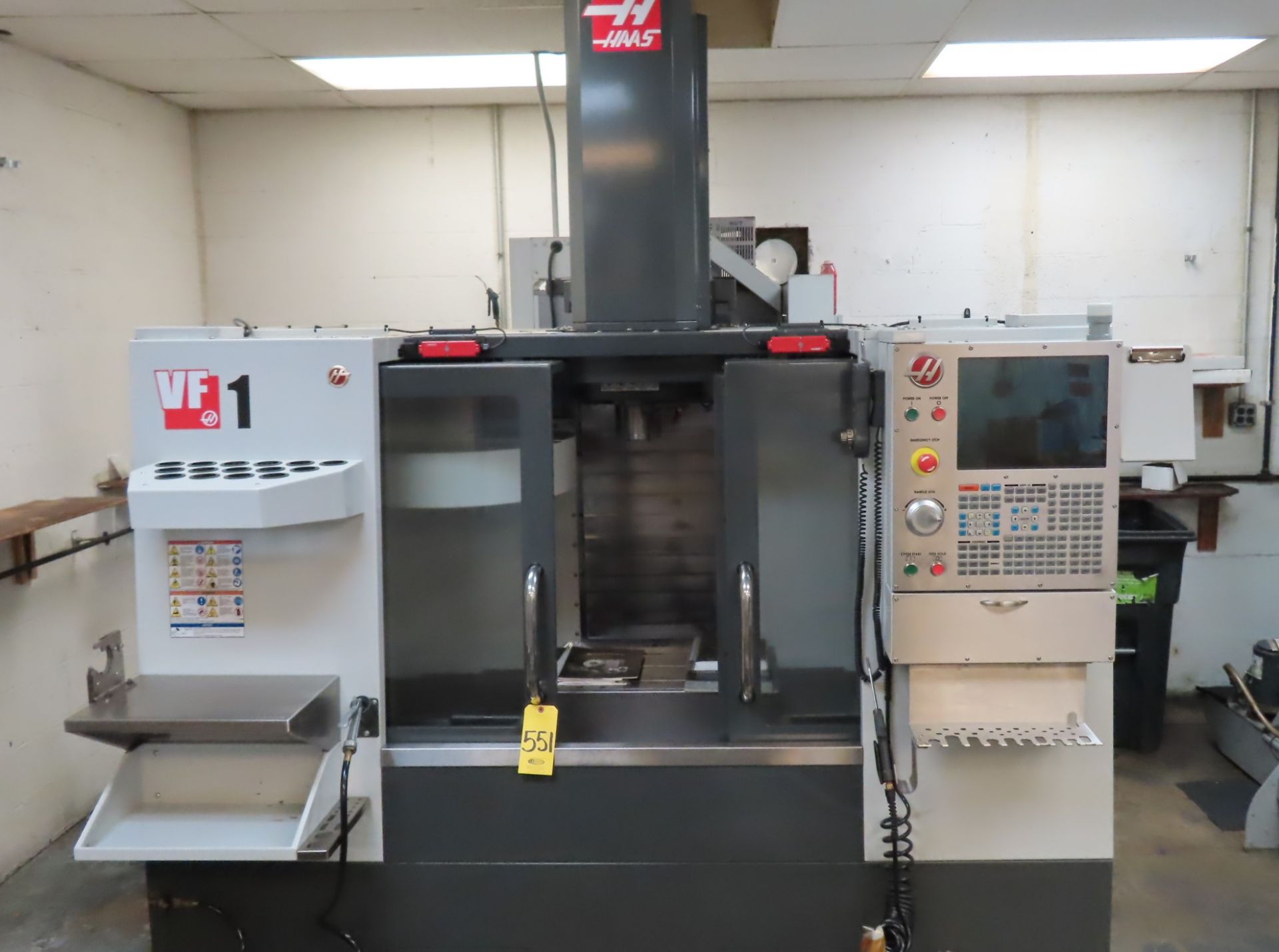 2014 HAAS VF-1 CNC VERTICAL MACHINING CENTER, S/N 1116935...