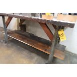 72 IN. X 30 IN. WOOD TOP WORK BENCH