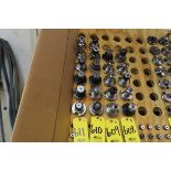 (6) CAT 40 COLLET TOOL HOLDERS WITH COLLETS