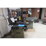 MITSUI MSG-200MH HAND FEED SURFACE GRINDER, S/N 79122407 WITH SUBURBAN 6 X 12 IN. PERMANENT MAGNETIC