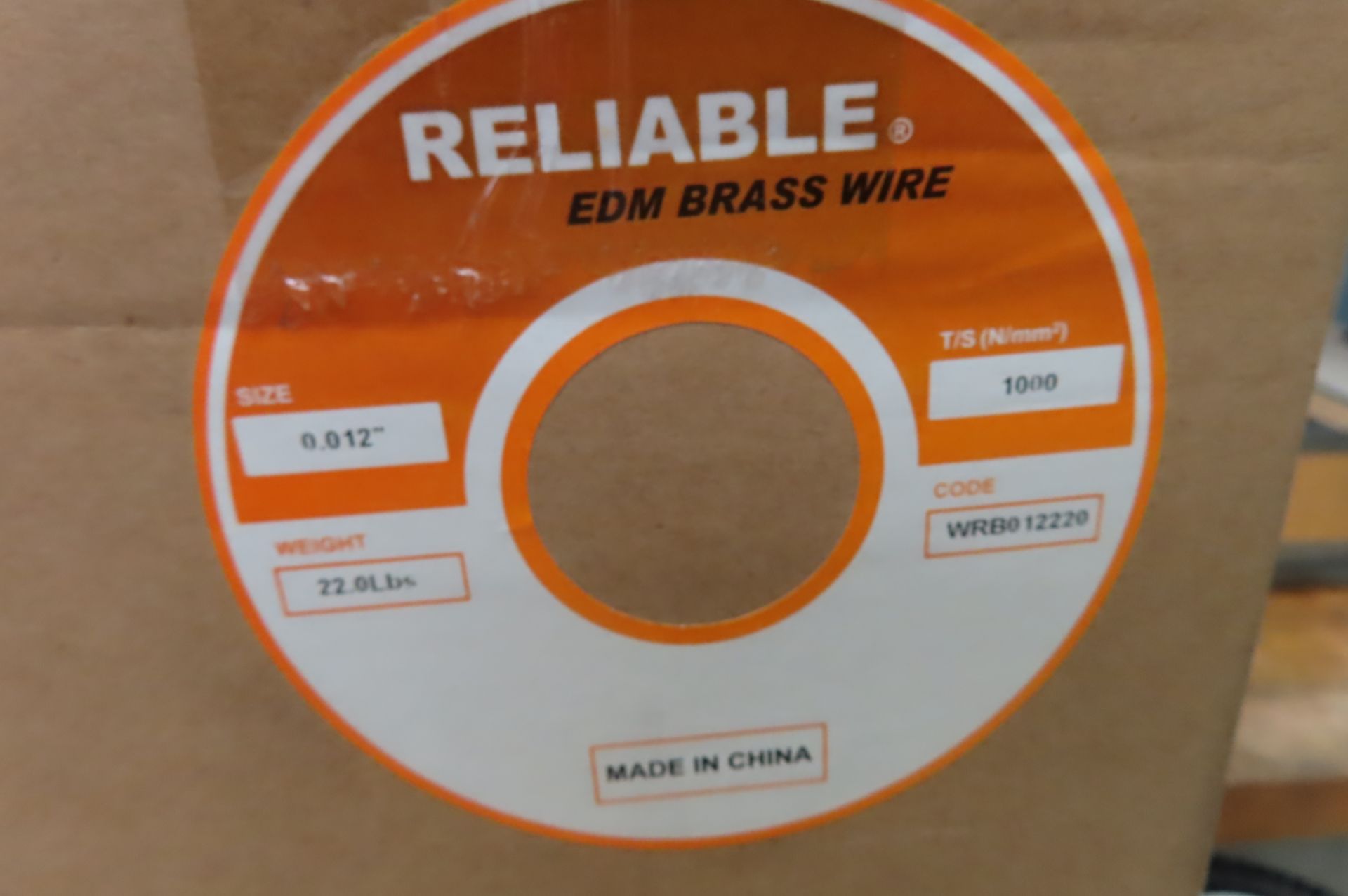 (5) RELIABLE EDM BRASS WIRE REELS, 0.012 IN. - Image 2 of 3