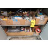 ASSORTED BULBS AND ELECTRICAL SUPPLIES