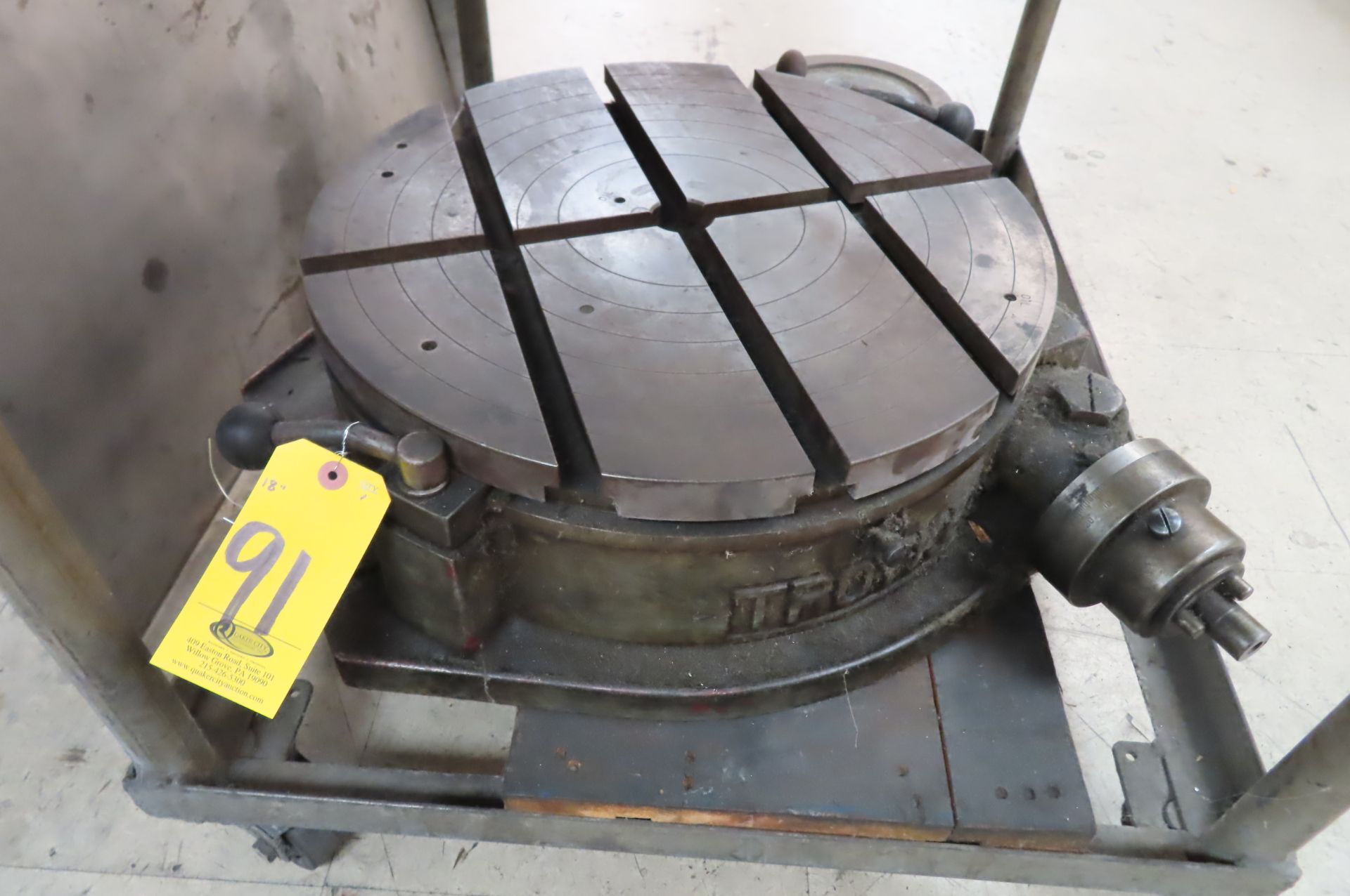 TROYKE 18 IN. ROTARY TABLE