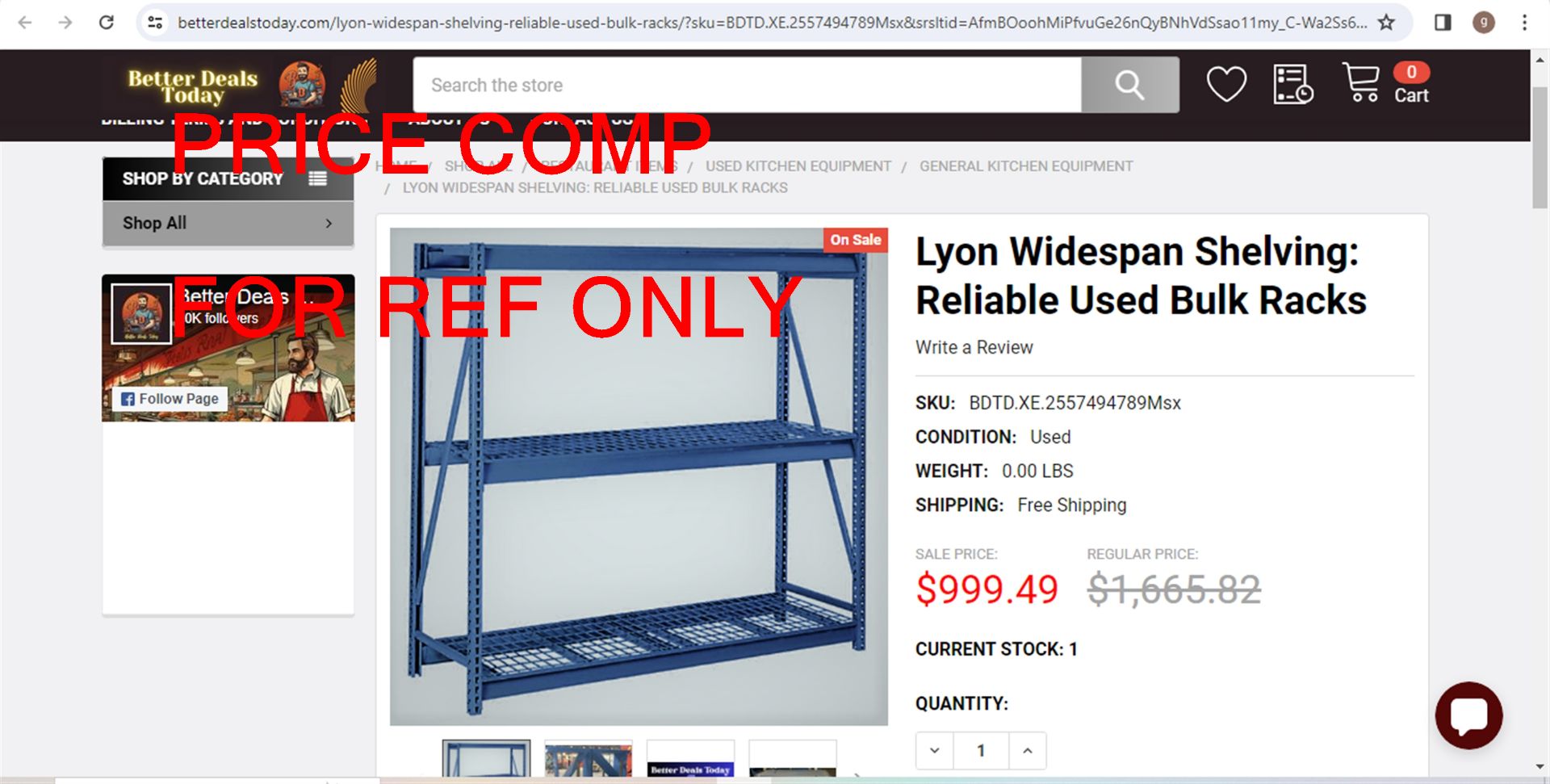 Industrial Attachment Shelving- (LOADING FEE - $25) - Image 4 of 5