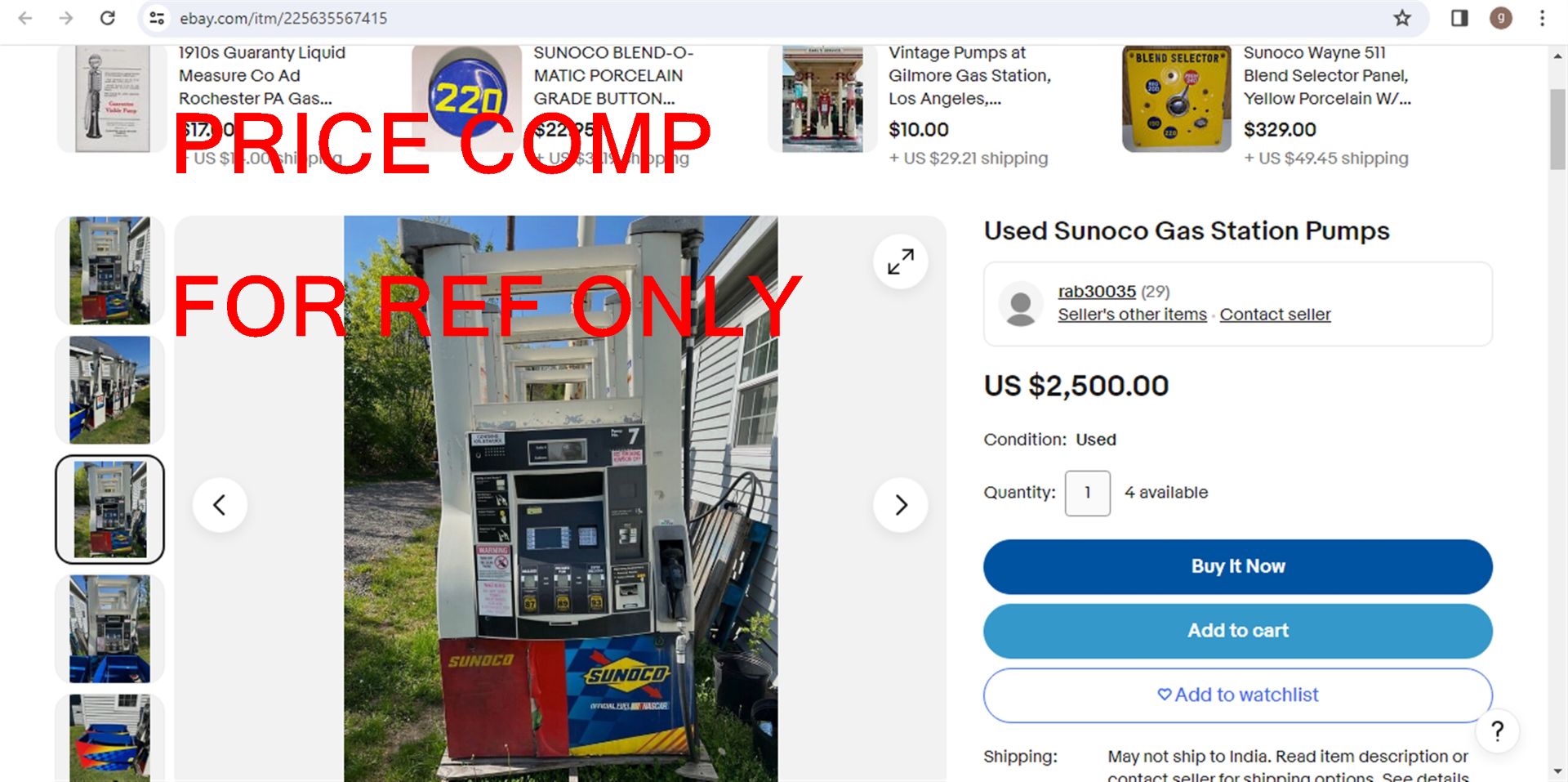 Sunoco Gas Pump- (LOADING FEE - $50) - Image 6 of 7