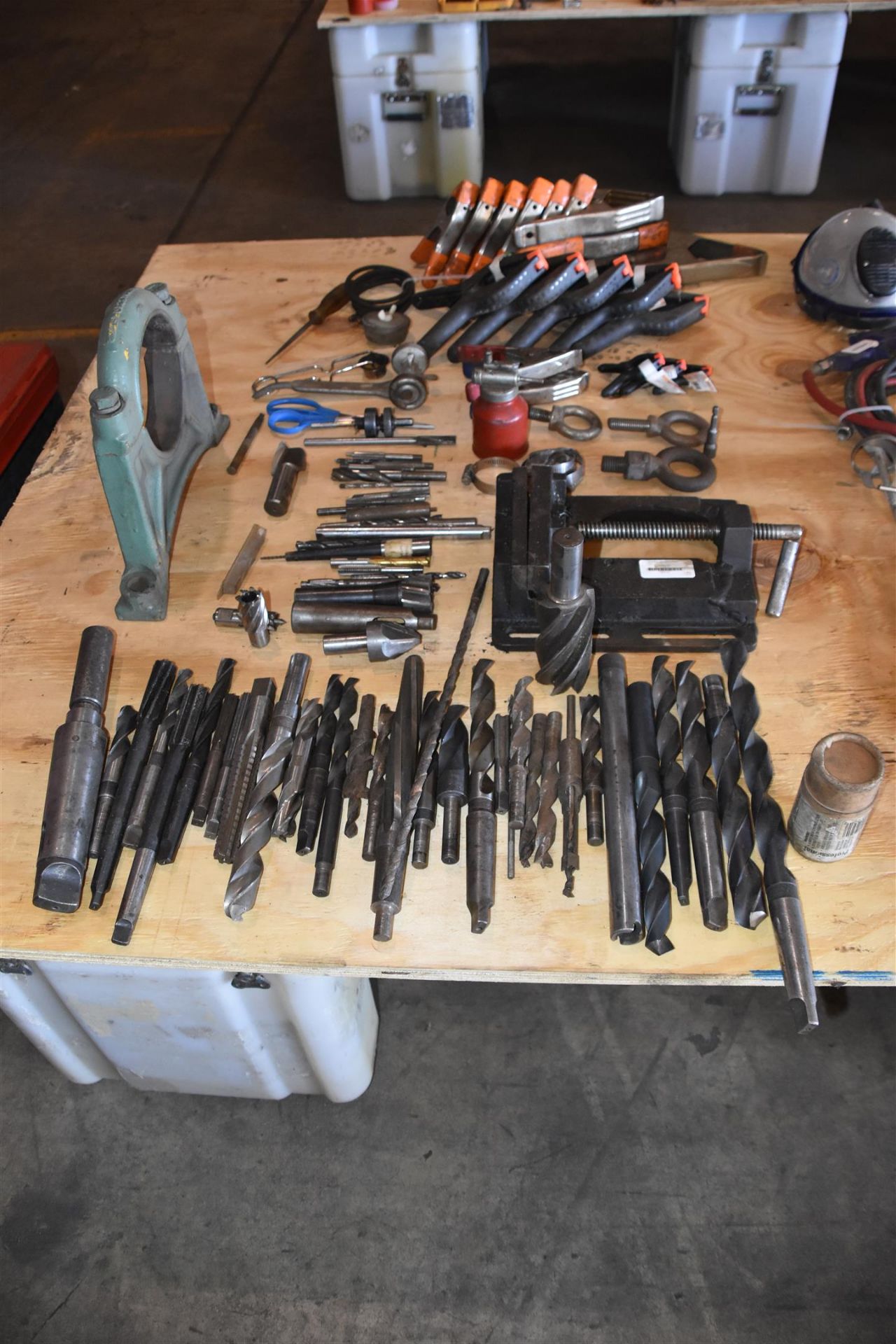 Drill Bits, Vise and Clamps