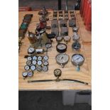 Assorted Gauges and Regulators