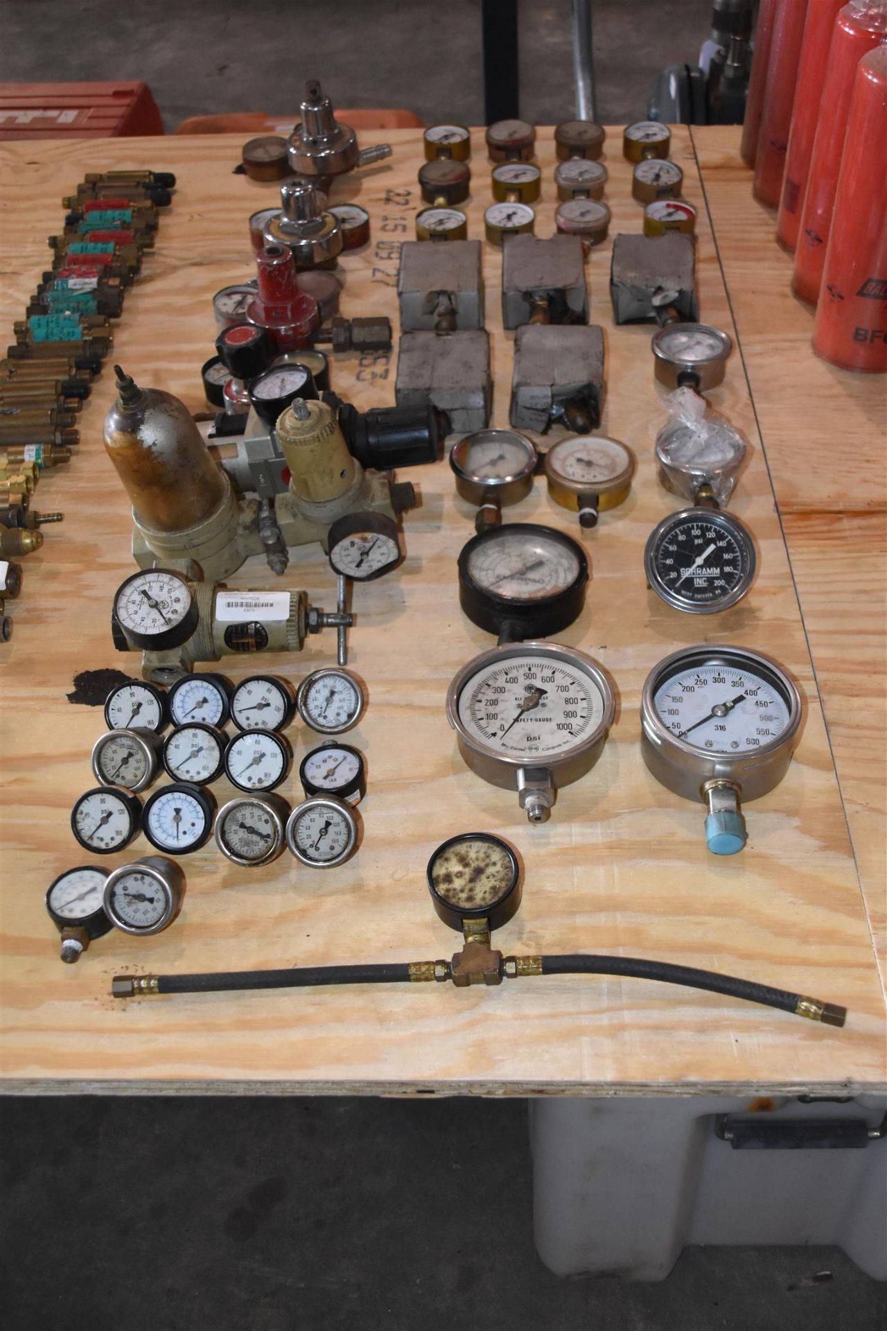 Assorted Gauges and Regulators