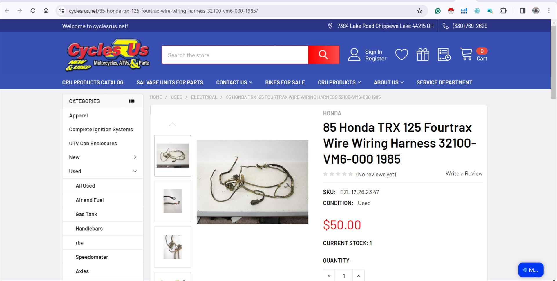 Honda TRX 125 Parts and Air Box - Image 10 of 11