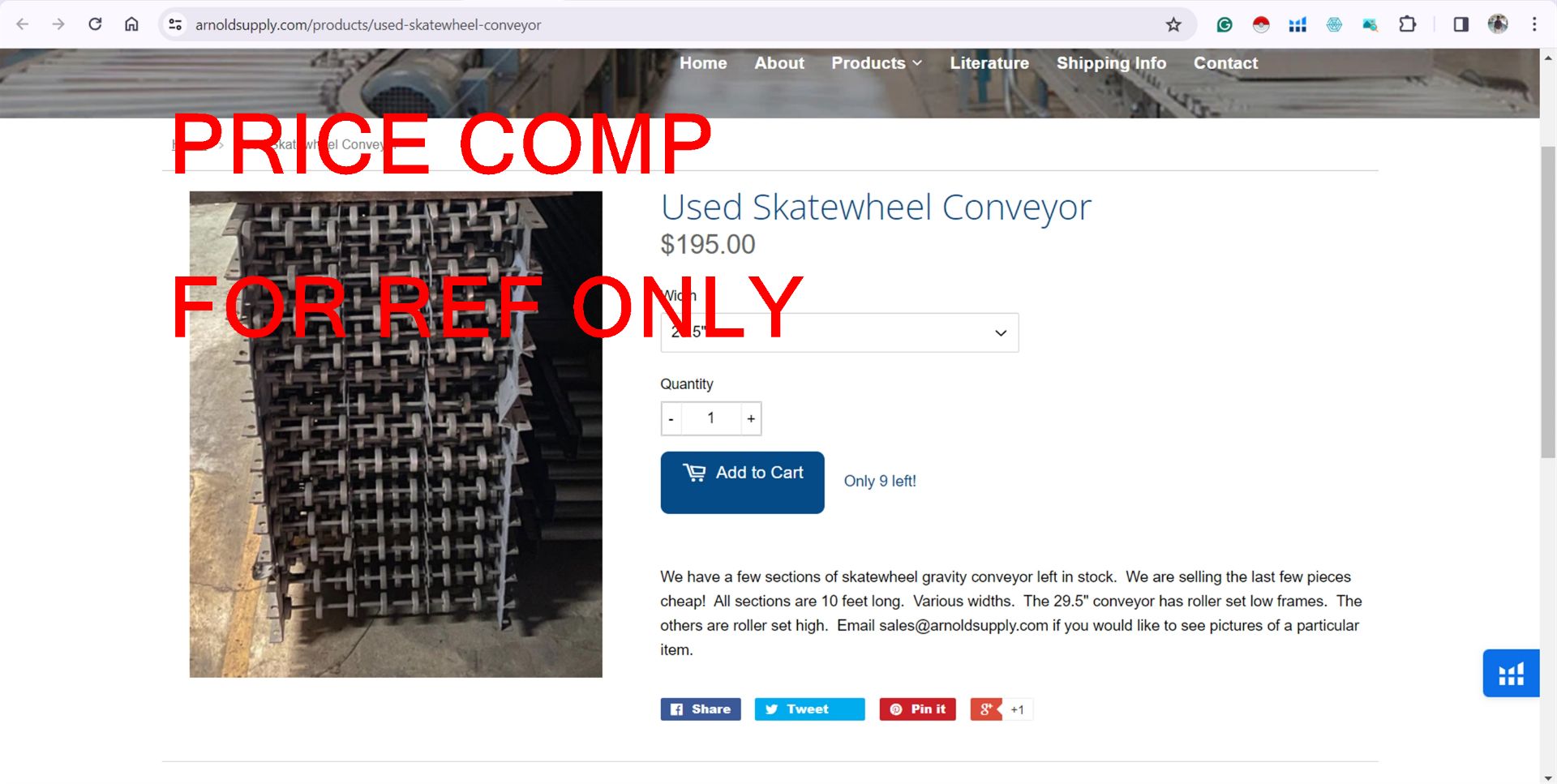 (10) Roller Skate Wheel Conveyors - Image 4 of 6