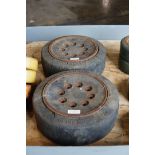 2 pcs Super Solid 16.2-6-111/4 tire