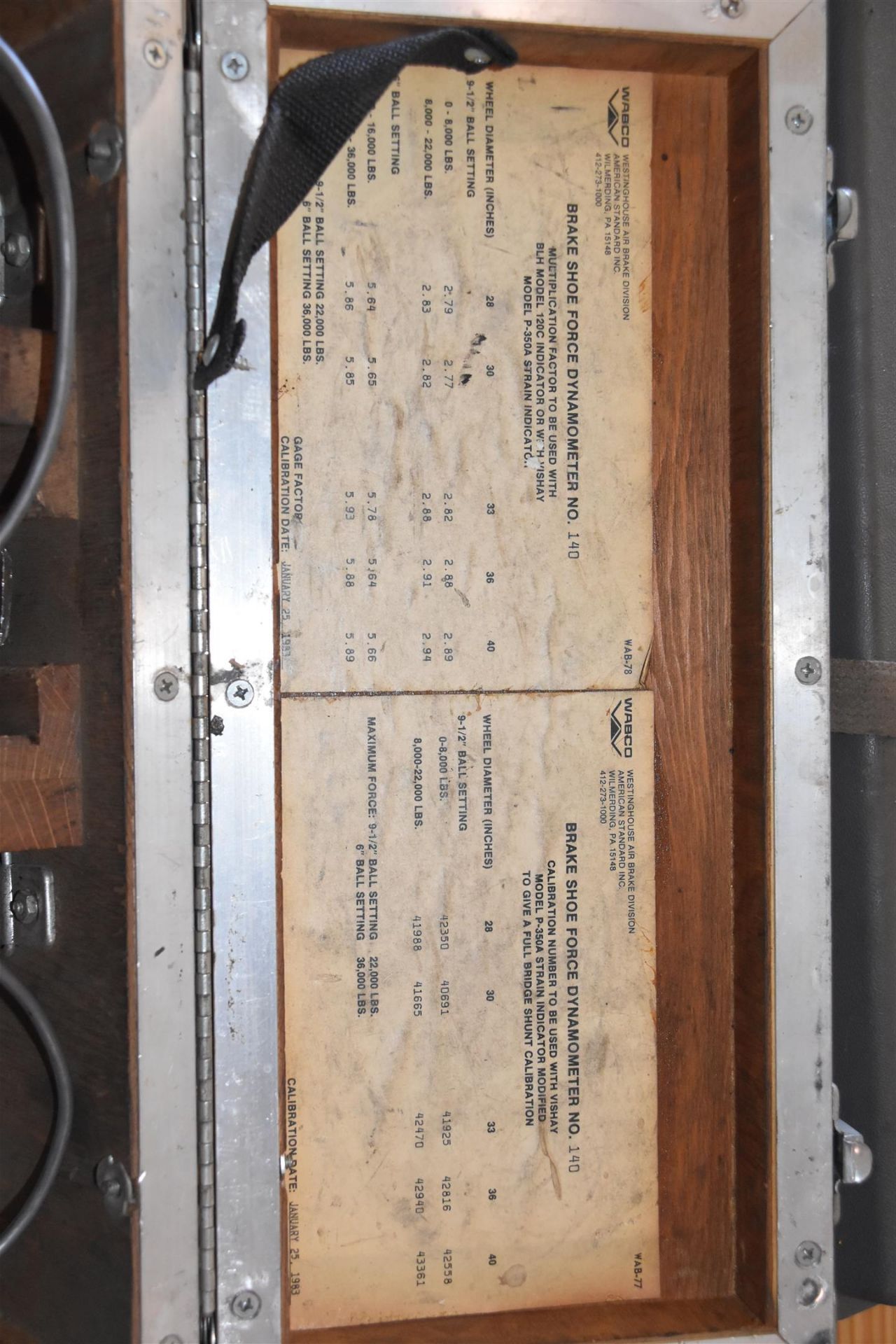 Brake Shoe Force Dynamometer Set of 3 - Image 6 of 7