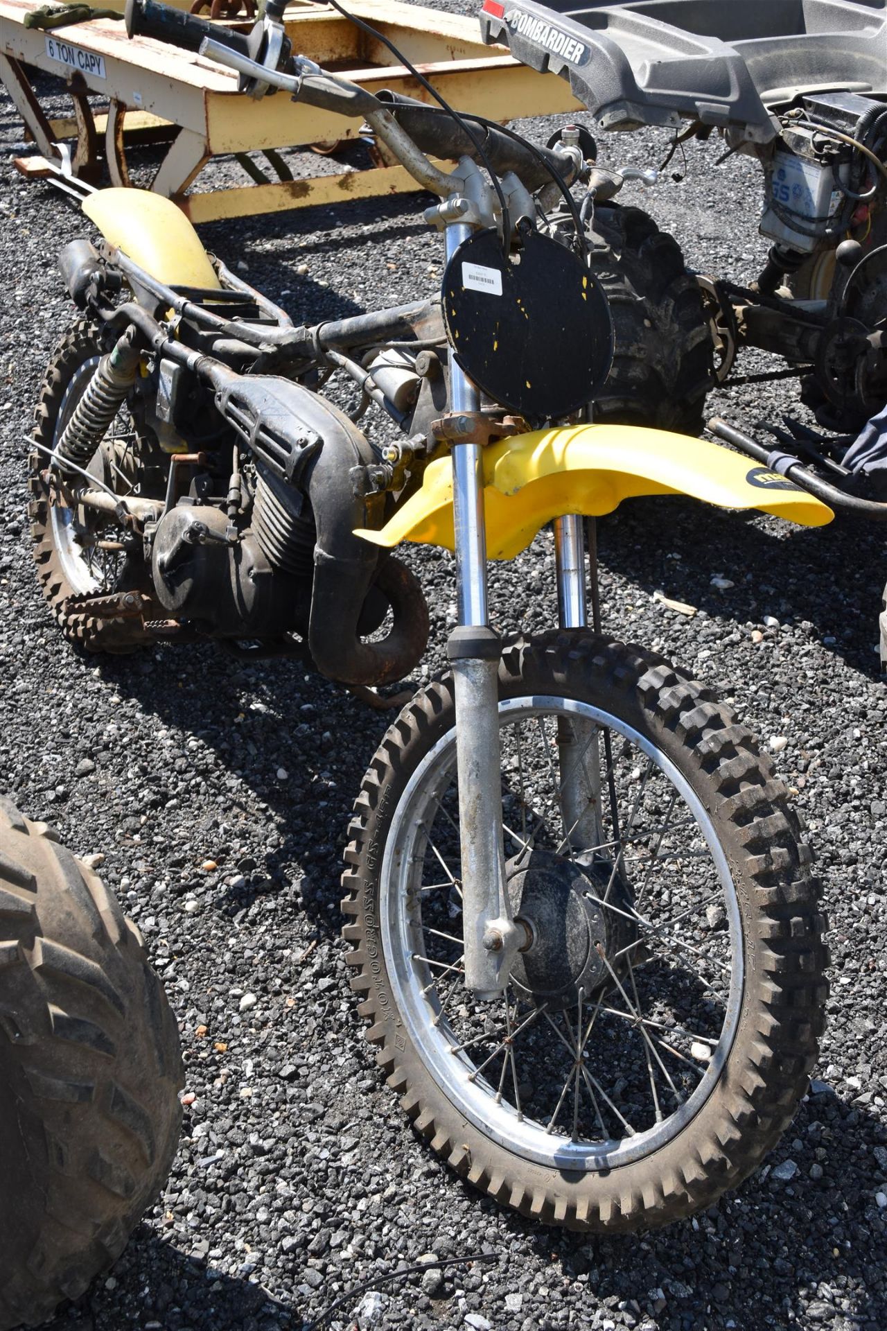 Dirt Bike Yellow