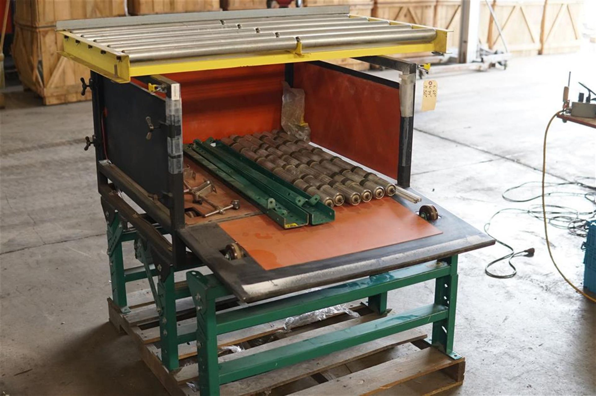 Pallet Packaging Conveyor With Adj Stands and cont - Image 8 of 8