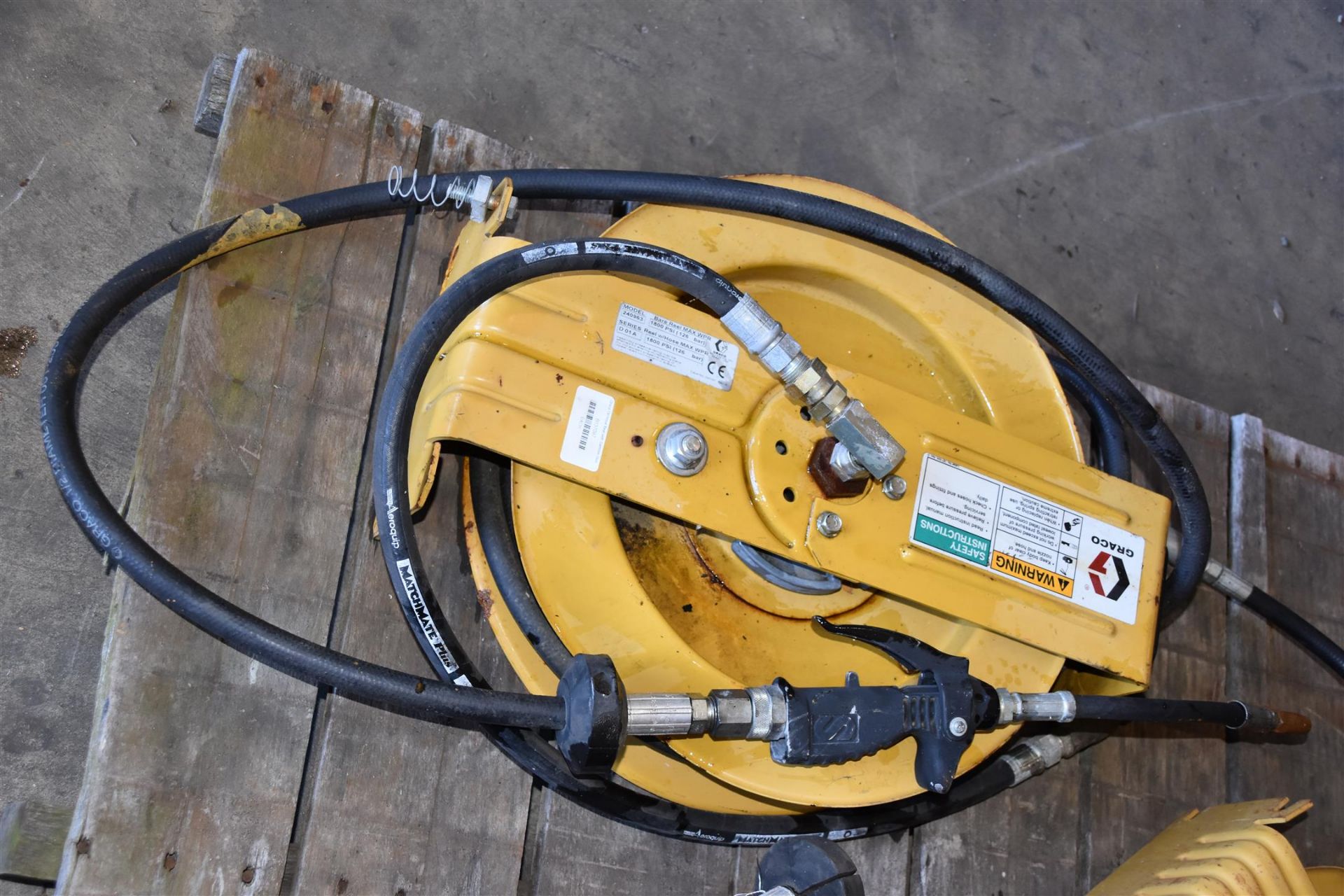 Graco Oil Hose Reel with Samson Gun