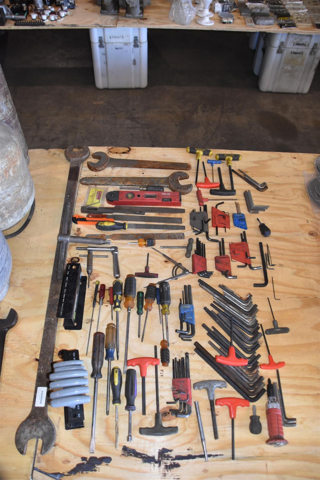 Large Wrench and Assorted Hand Tools - Image 2 of 6