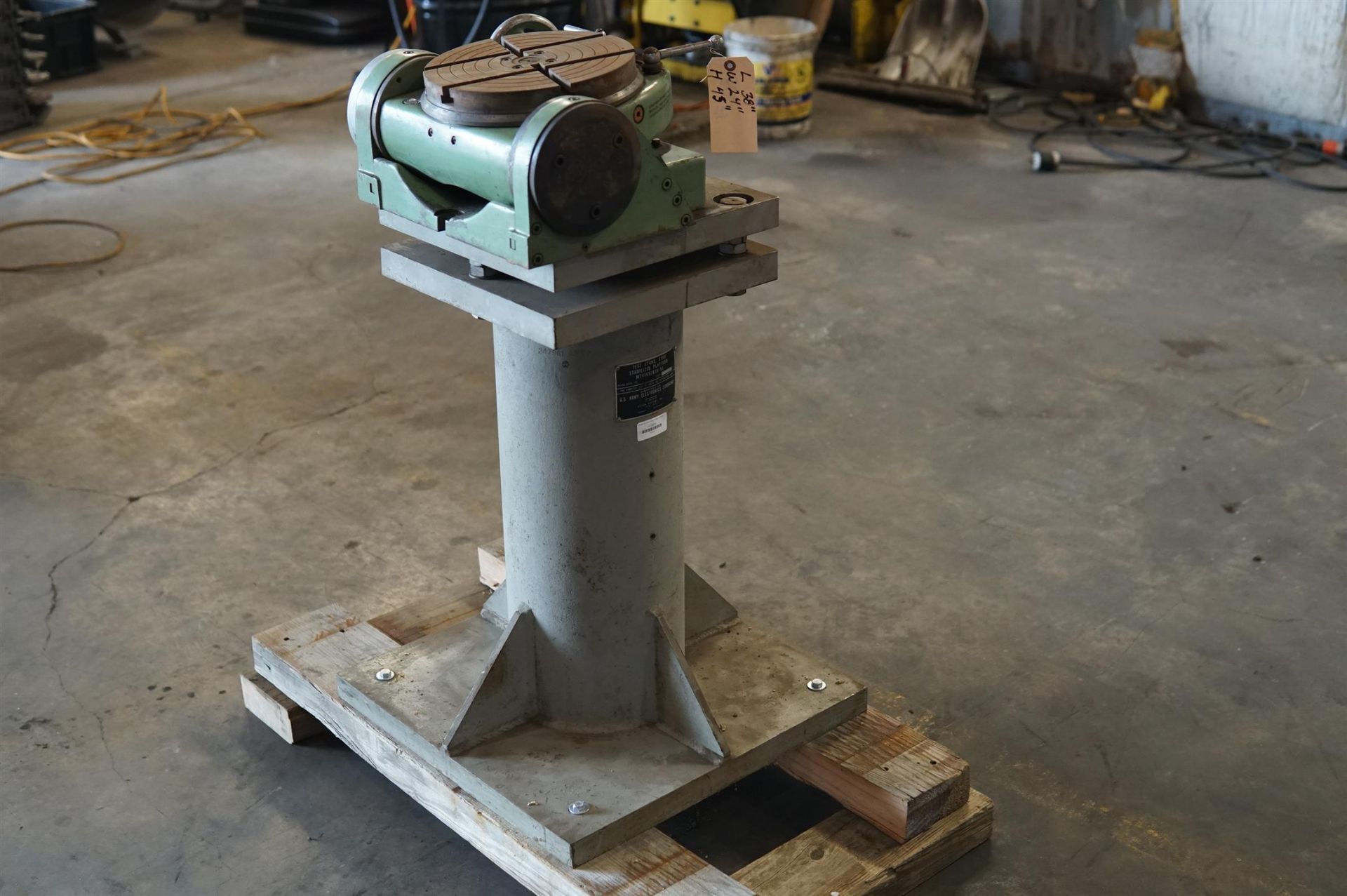 Walter IS 250G Rotary Table on Stand- (LOADING FEE - $25) - Image 4 of 8