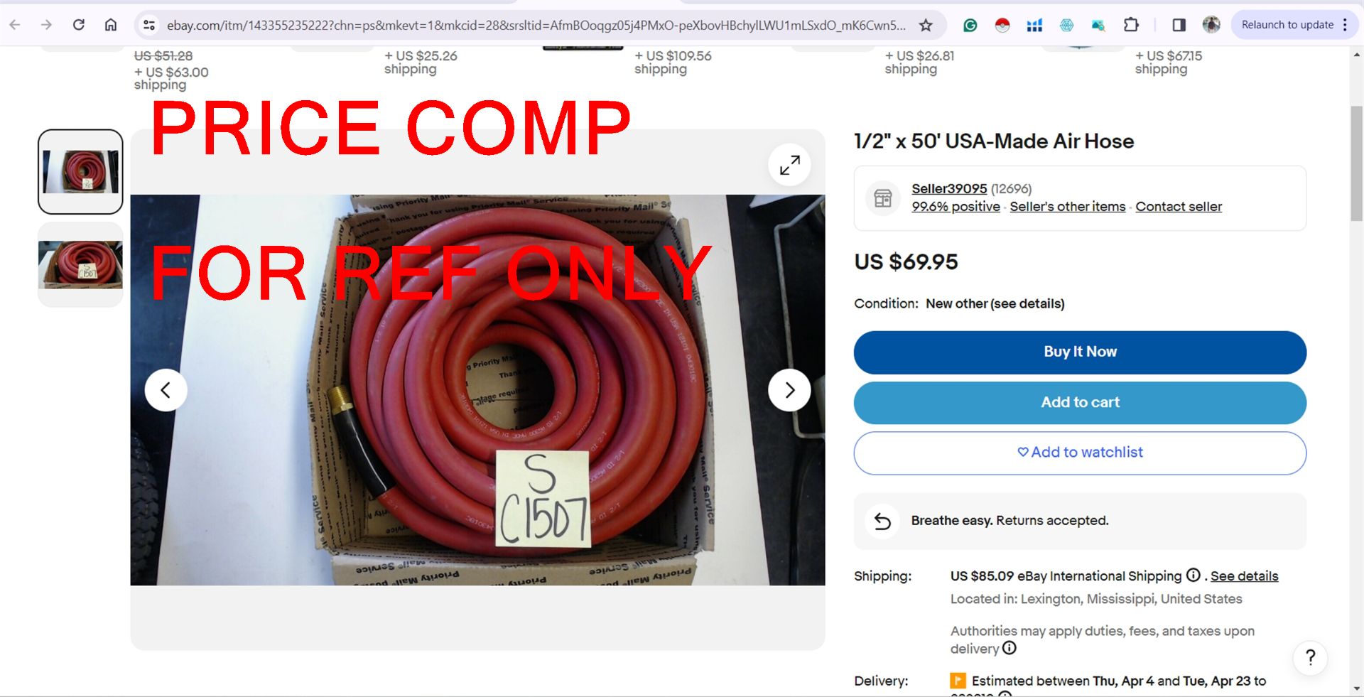 Clemco Hose and Air hose - Image 9 of 10