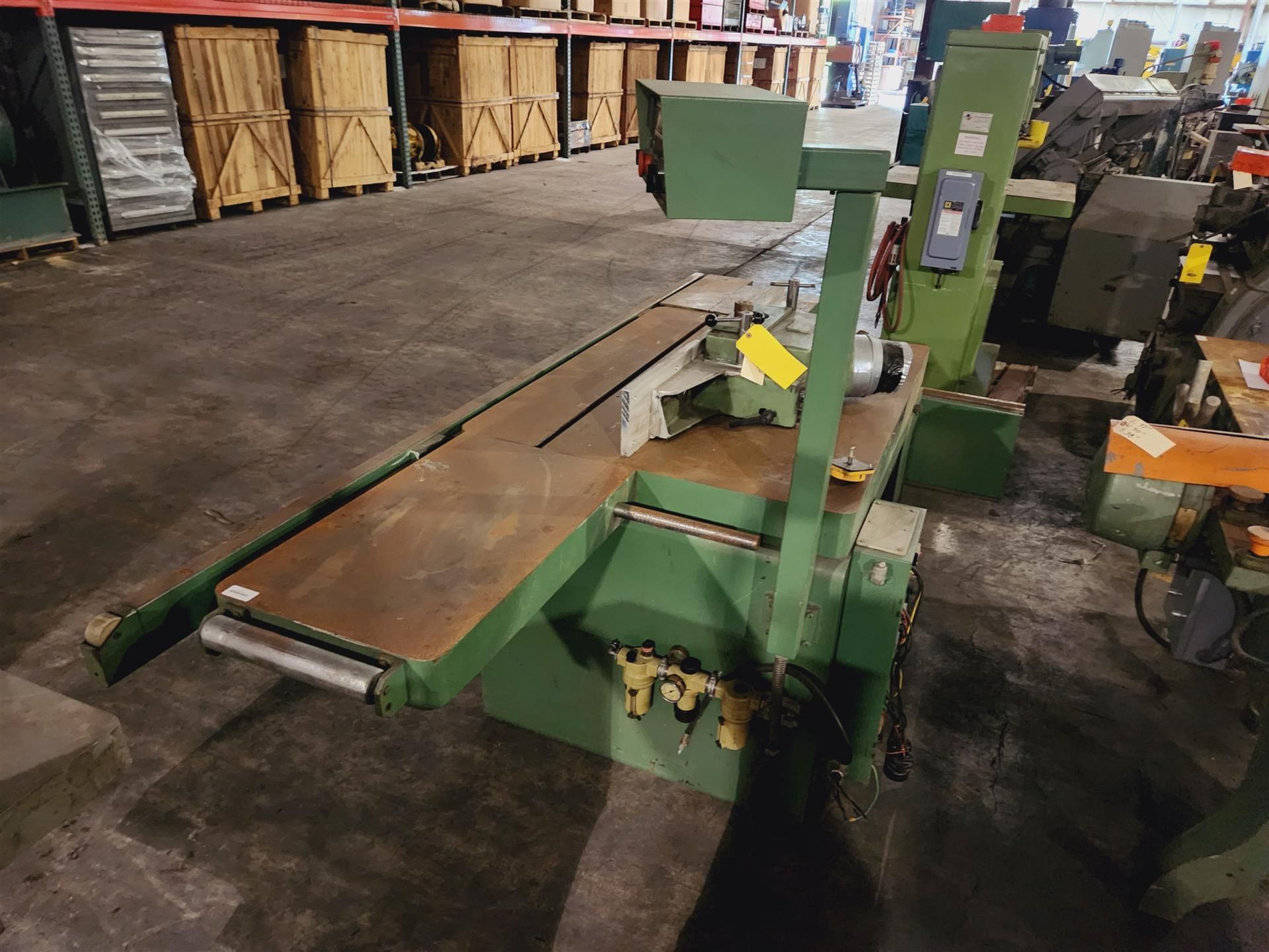 Ema F121 Single Spindle Shaper with 3-Roll Feeder - (LOADING FEE - $25) - Image 8 of 9