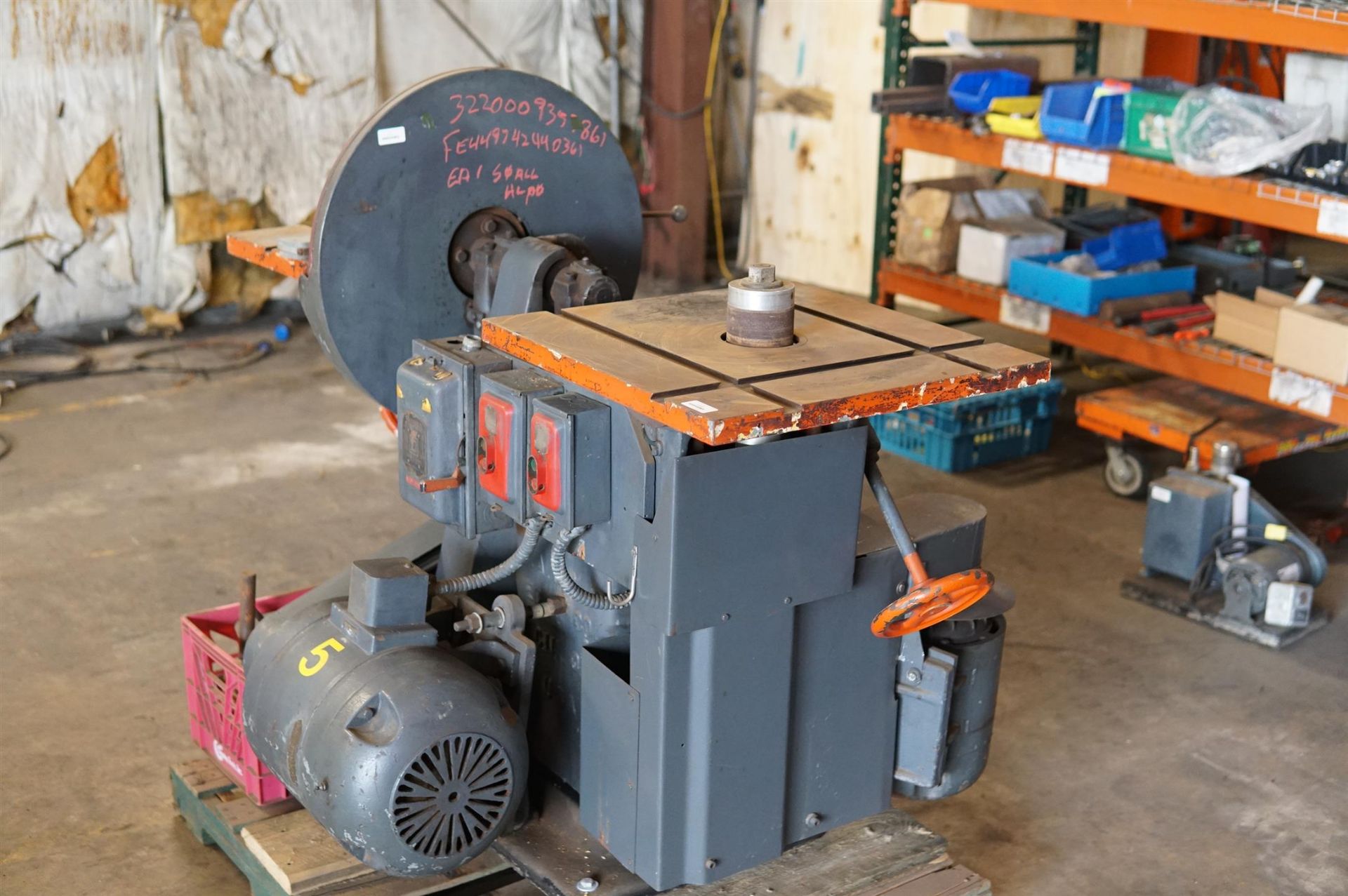 J.A. Fay and Egan Co. Disc and Spindle Sander- (LOADING FEE - $25) - Image 2 of 10