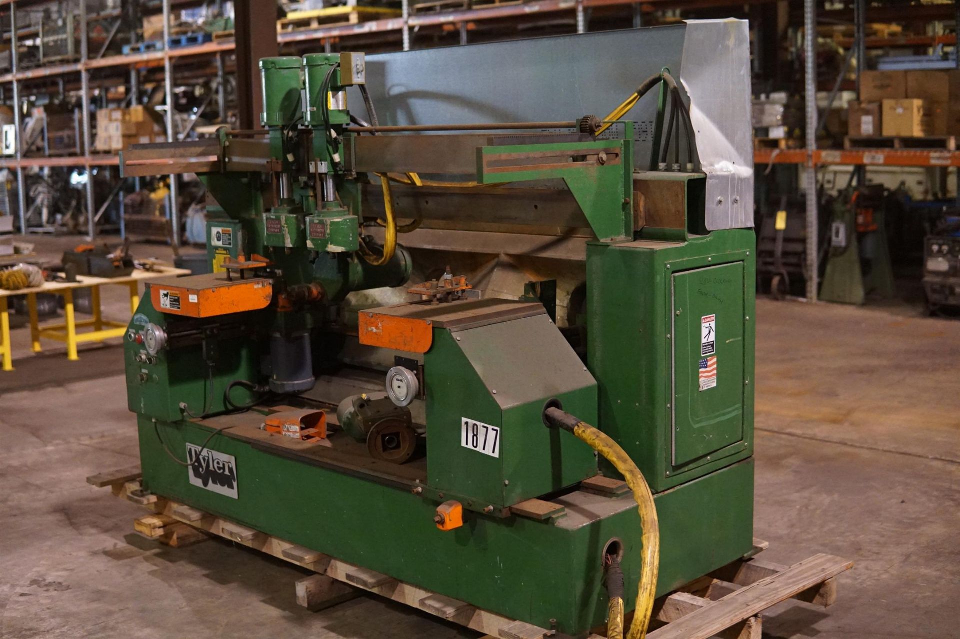 Tyler Industrial Hydraulic Dovetail Machine- (LOADING FEE - $50) - Image 2 of 10