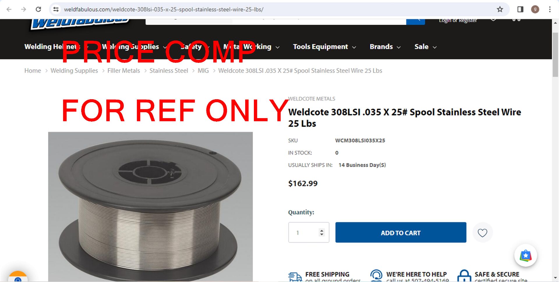 Select Alloy SS 308LSi-C .035 Welding Wire (8)- (LOADING FEE - $25) - Image 4 of 5