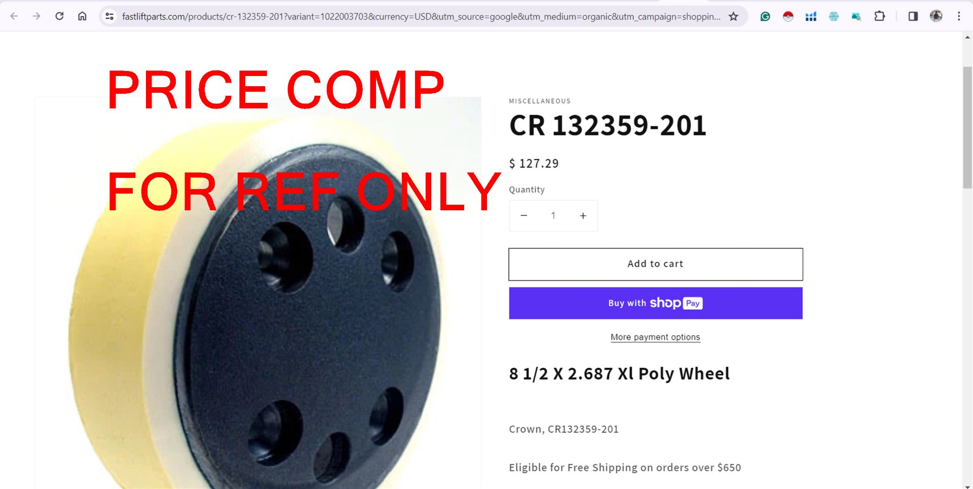 5pcs Crown 320 ForkLift Tires - Image 4 of 6
