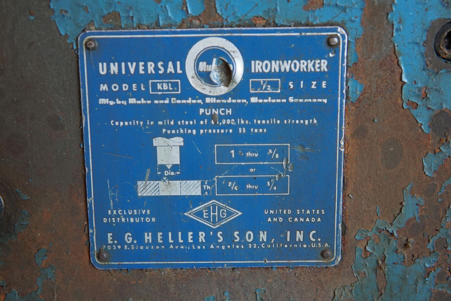 Mubea KBI 1/2 P Iron Worker-LOADING FEE $150 - Image 14 of 23