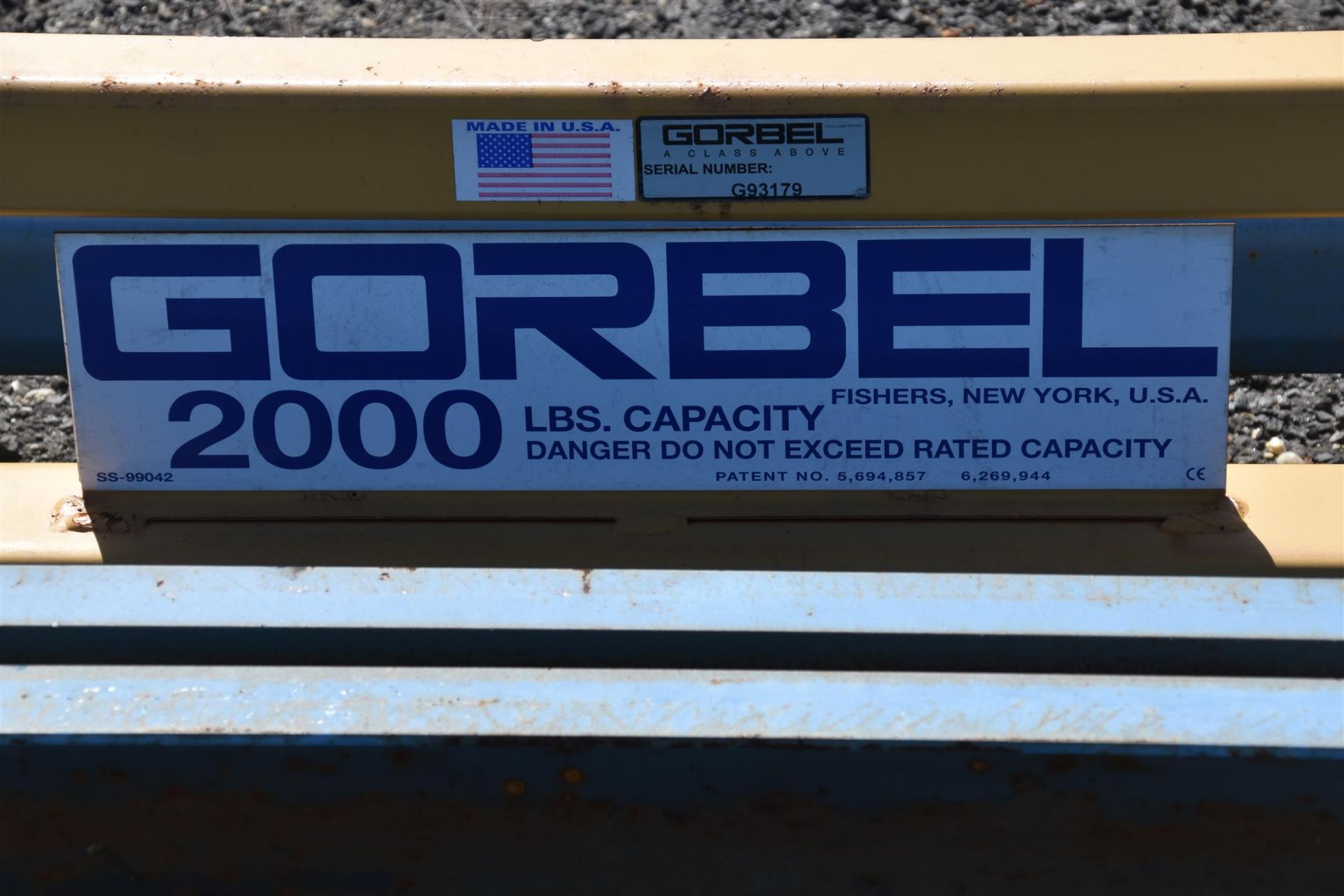 Gorbel 2000 lb. Overhead Bridge Crane- (LOADING FEE - $50) - Image 11 of 14