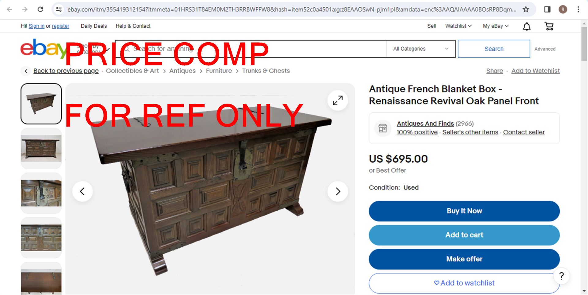 Cool Old Furniture- (LOADING FEE - $25) - Image 7 of 9