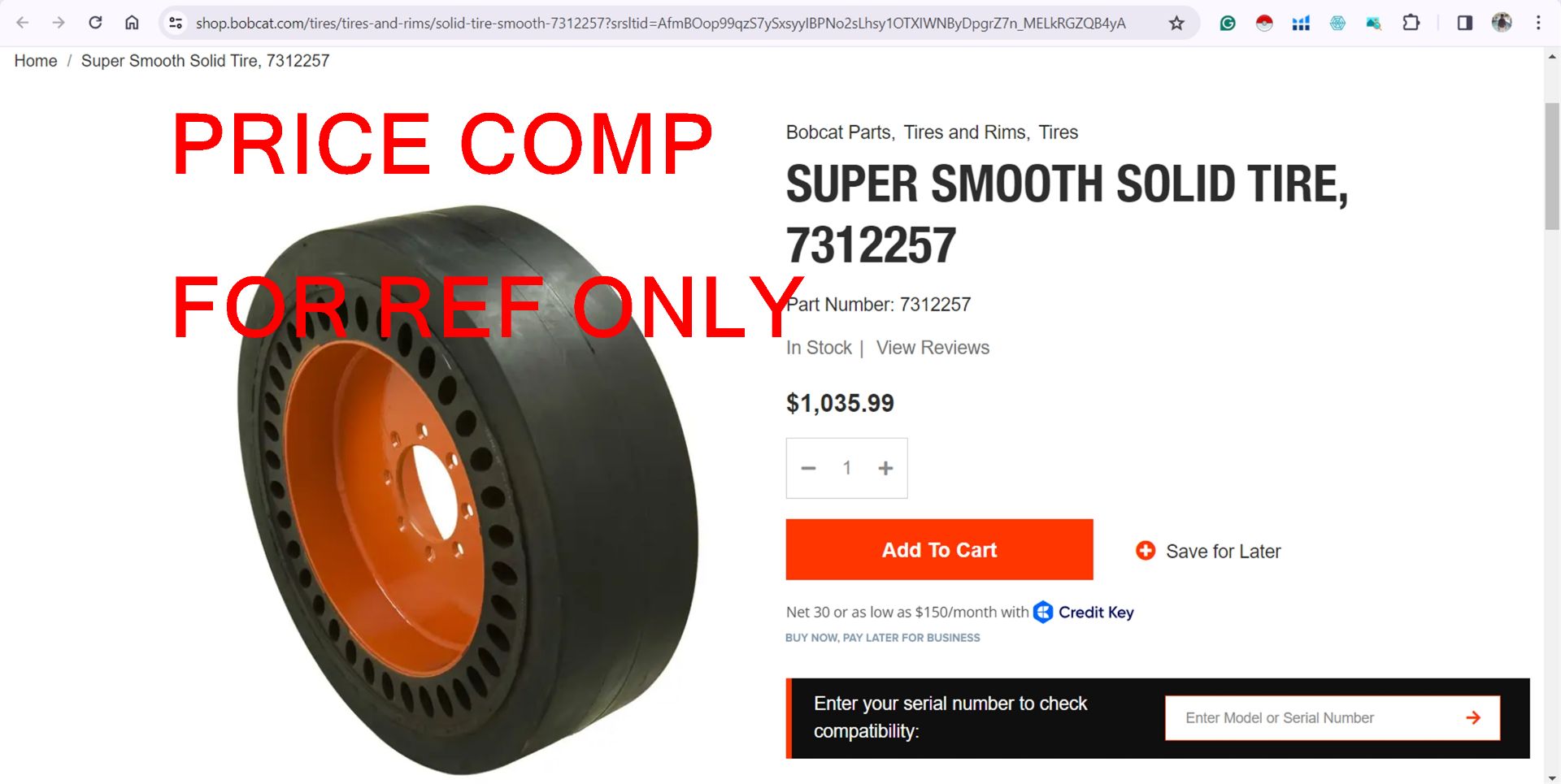 2 pcs Super Solid 16.2-6-111/4 tire - Image 2 of 3