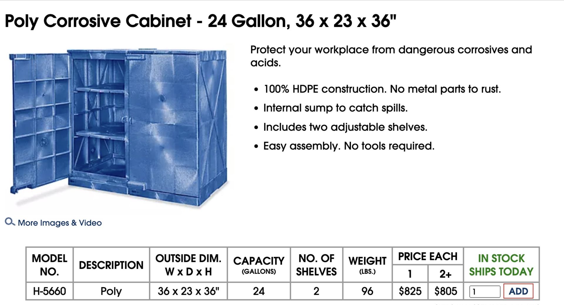 Corrosive Cabinet - Image 3 of 3