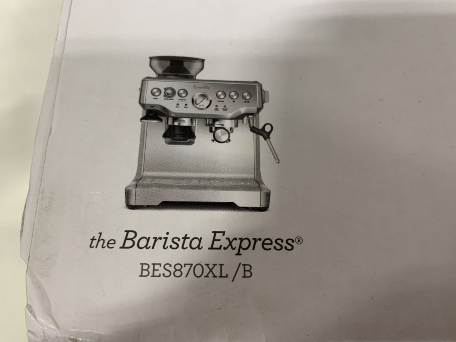 BREVILLE - THE BARISTA EXPRESS ESPRESSO MACHINE - Image 3 of 3
