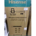 Hisense - RQ22N6ASD 36in 21.5 cu. ft. Capacity, French Door Refrigerator, Counter Depth, Freezer