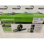 GREENWORKS - 24V 10" CORDLESS CHAIN SAW