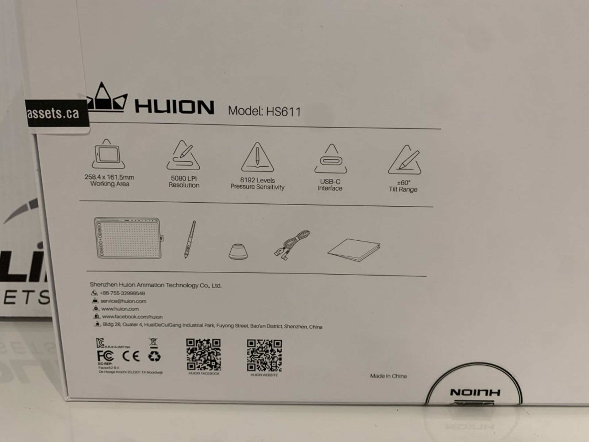 HUION - HS611 CREATIVE PEN TABLET - Image 2 of 3