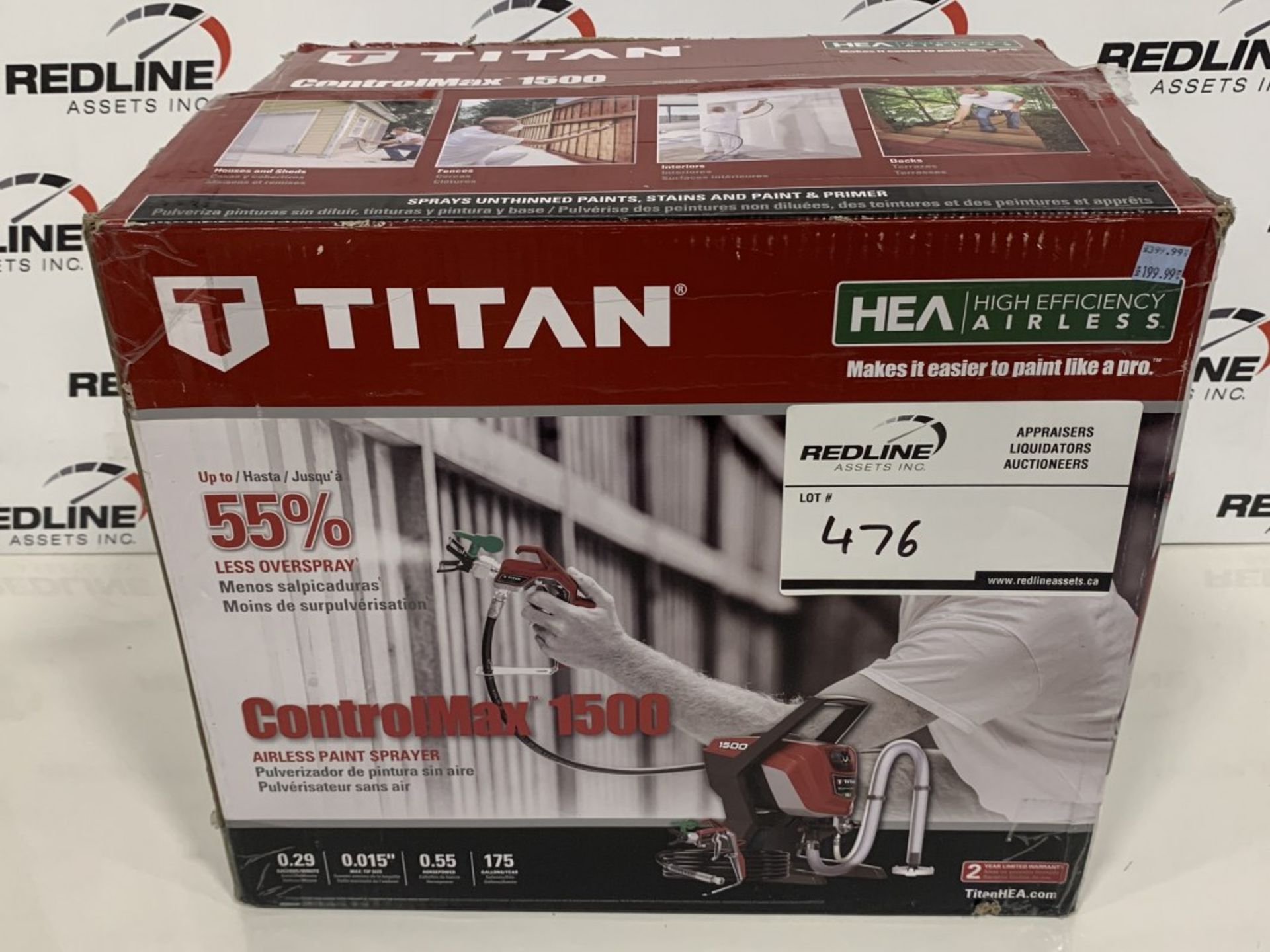 TITAN - CONTROLMAX 1500 AIRLESS PAIN SPAYER