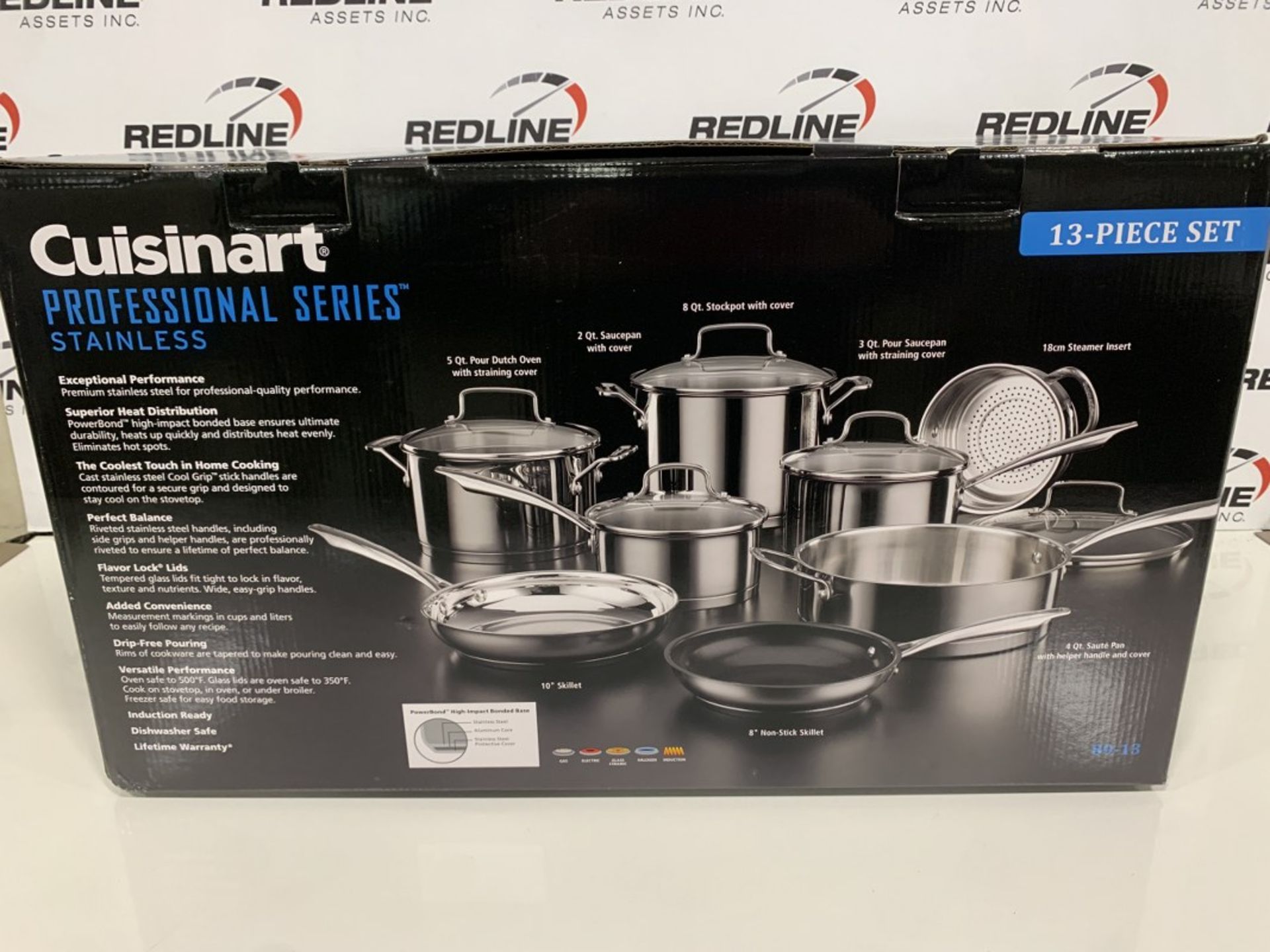 CUISINART - PROFESSIONAL SERIES 13 PIECE COOKSET - Image 2 of 2