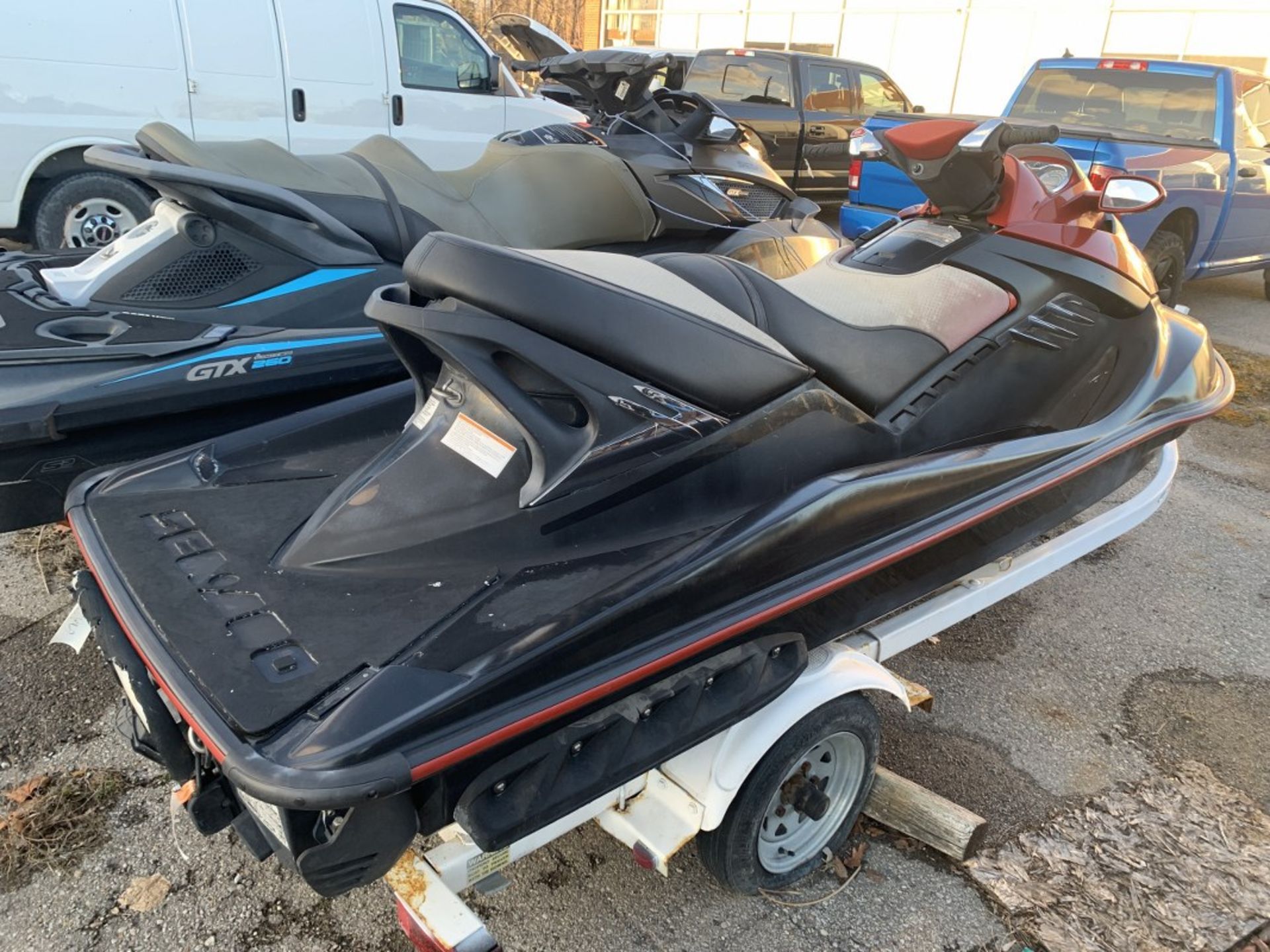 SEA DOO GTX 260 LIMITED & SEA DOO RTX 260 BASE W/ EZ LOADER DUAL/TANDEM JET SKI TRAILER - Image 16 of 27