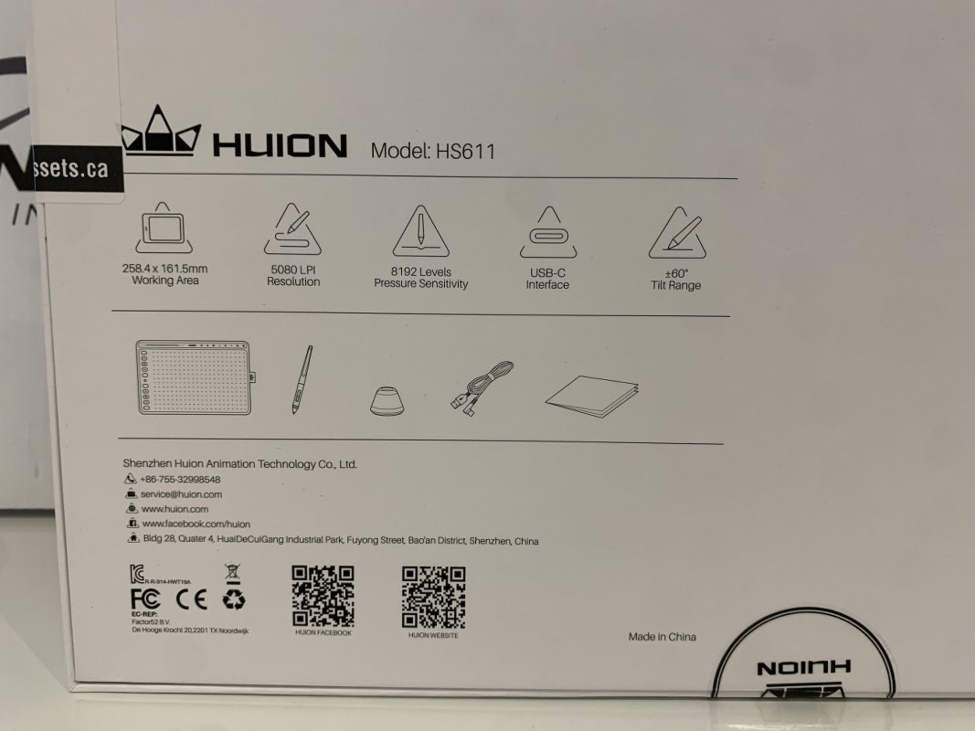 HUION - HS611 CREATIVE PEN TABLET - Image 2 of 3