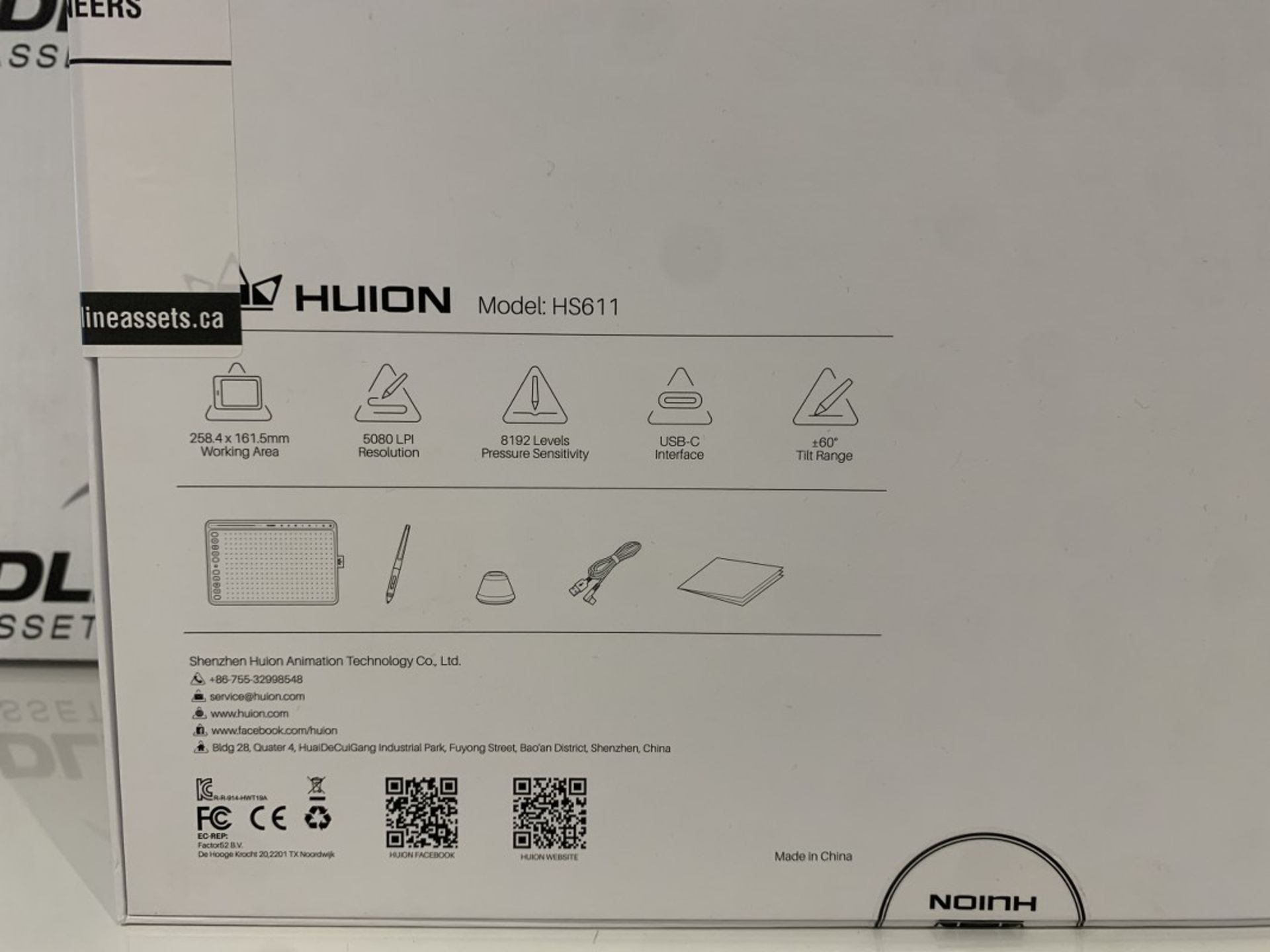 HUION - HS611 CREATIVE PEN TABLET - Image 2 of 3