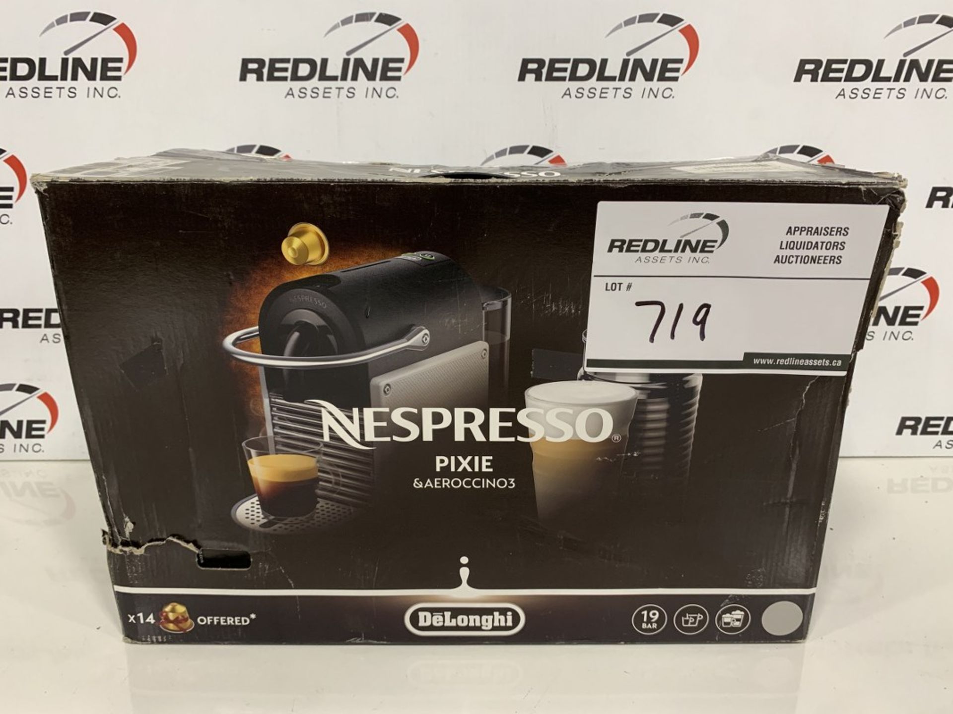 DELONGHI - NESPRESSO PIXIE COFFEE MACHINE